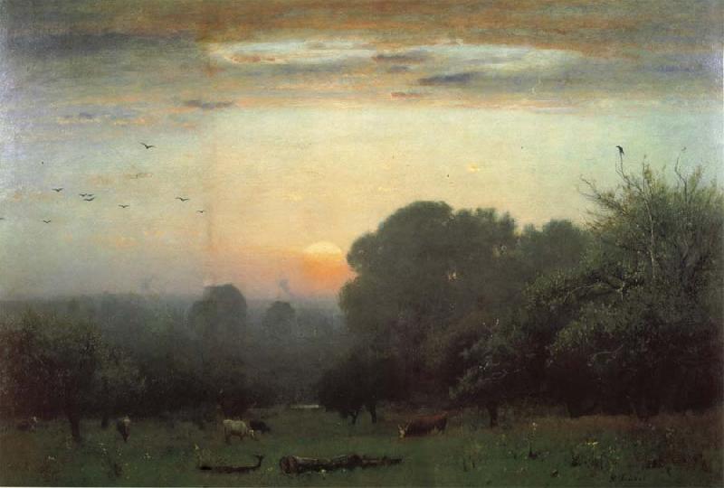 George Inness Morgen oil painting picture
